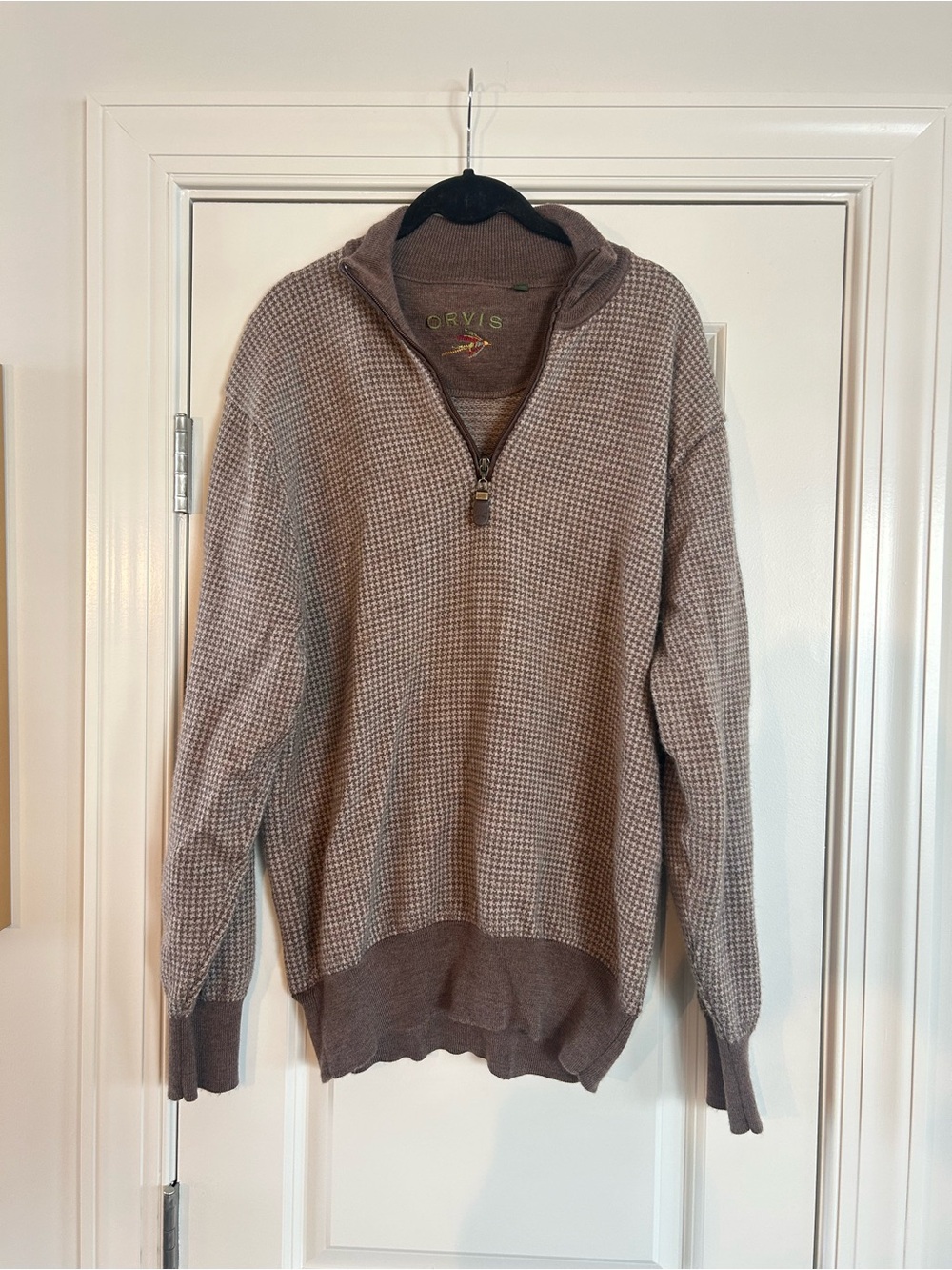 ORVIS 1/4 Zip Merino Wool Pullover Sweater